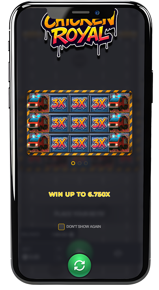 Chicken Royal Mobile Design